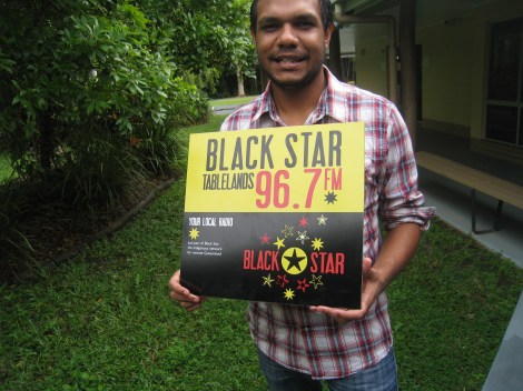 It's a sign! There's a new station on the air.  QRAM's Gilmore Johnston's got it