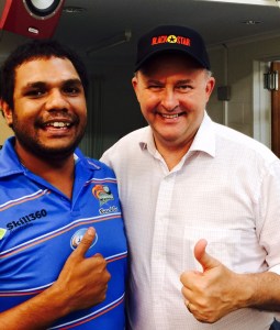 Anthony Albanese and Gilmore