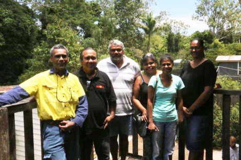 L-R David Turpin, Neville Reys, Ronald Turpin, Sandy Rosa, Dionie Johnson and Shannon Brennan