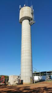 Normanton Water Tower - Antenna site for 98.5 Black Star