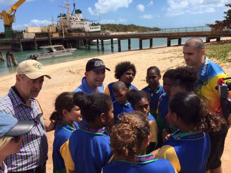 Prime Minister Abbott in Seisia - NPA
