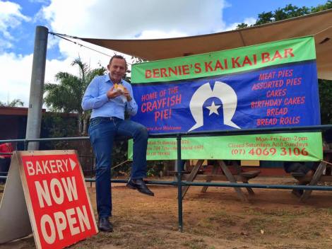Prime Minister Tony Abbott at Bernie's Kai Kai