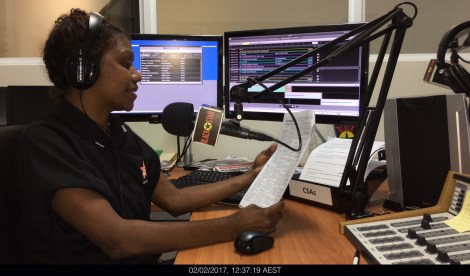 Lavinia Collins produces programs for Yarrabah and Napranum from Black Star Central