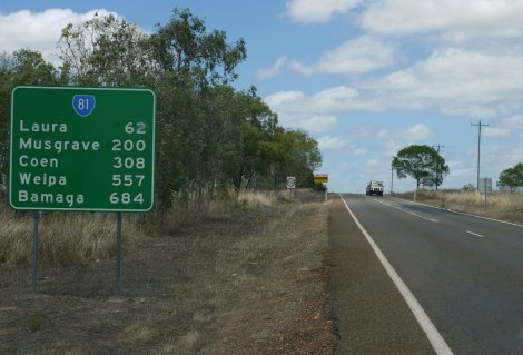 Mulligan highway sign